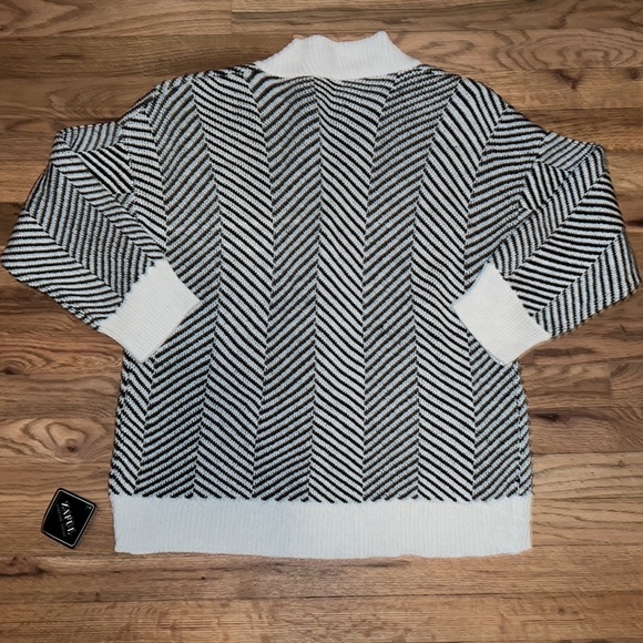 ZAFUL Button Down Cardigan V Neck Long Sleeve Ribbed Knit Trim Size M NEW - Picture 9 of 9